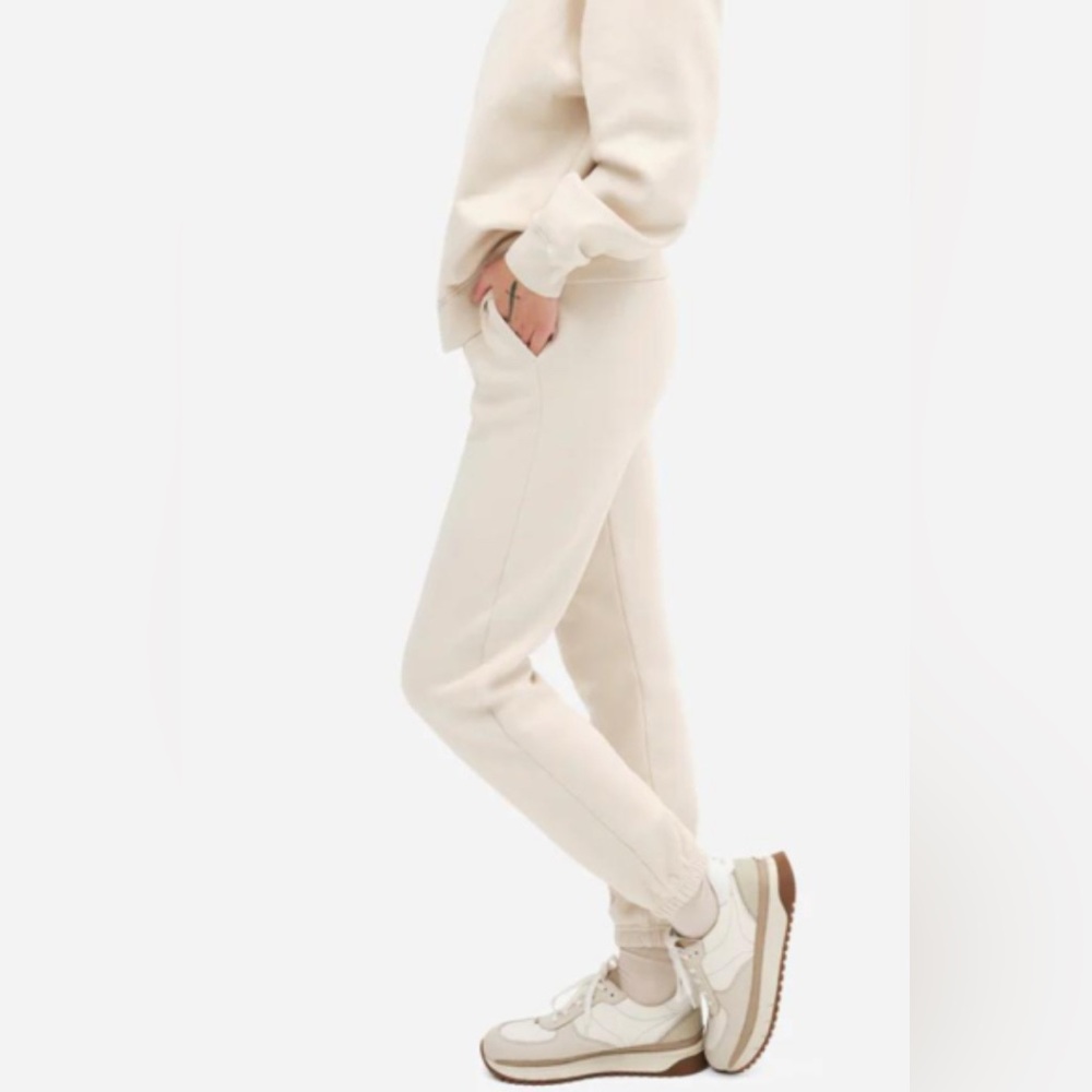 MATE the Label Cream Joggers Sustainable Organic Cotton Size M - Picture 5 of 8